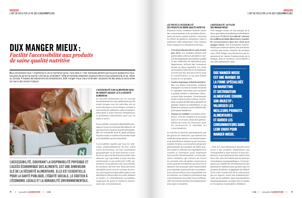 Magazine L'actualité ALIMENTAIRE de juin 2024 